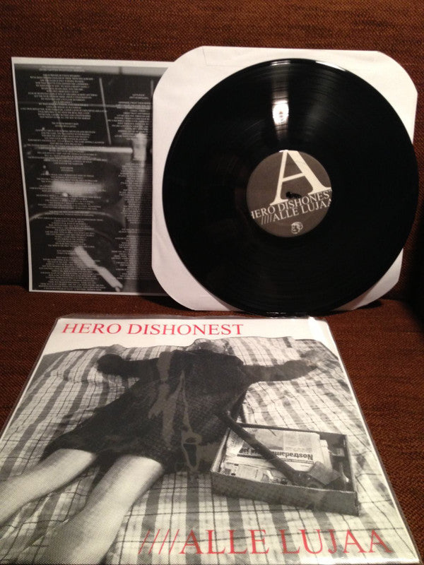 Hero Dishonest : Alle Lujaa (LP, Album, Whi)